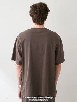 [SESAME STREET×CPD HOOME meets GELATO PIQUE] Cotton Motif Print Oversized T-Shirt - view 6