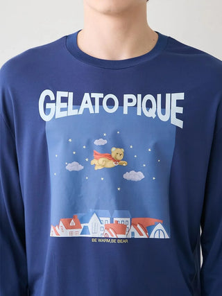 Men's Antibacterial & Odor-Resistant Hero Bear Rayon Long-sleeve T-shirt - view 10