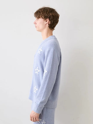 Men's Baby Moco Spaceship Jacquard Cardigan - view 11