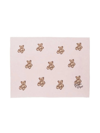 [Sleep] Baby Moco Bear All-over Jacquard Blanket - view 2
