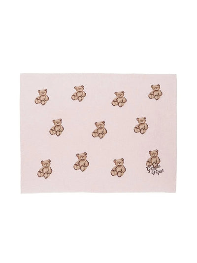 [Sleep] Baby Moco Bear All-over Jacquard Blanket gelato pique