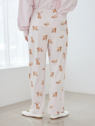 [UV-Cut] Walking Dog One-point Printed Cool Touch Pants