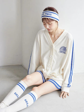 Airy Moco Sporty Jacquard Socks