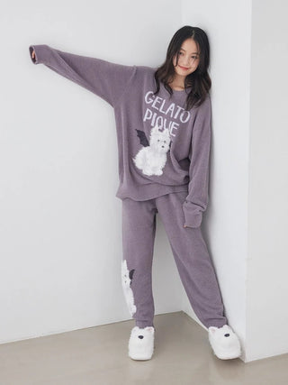 [HALLOWEEN] Night Parade Dogs Jacquard Pants - view 12