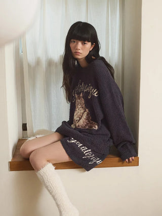 Baby Moco Cat Jacquard Shorts - view 9