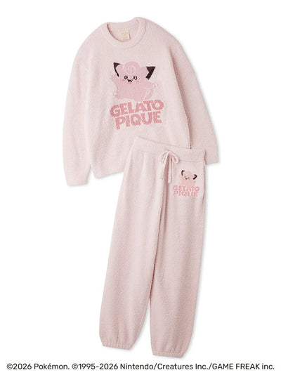 【Pokémon】Baby Moco Jacquard Pullover & Long Pants Set gelato pique