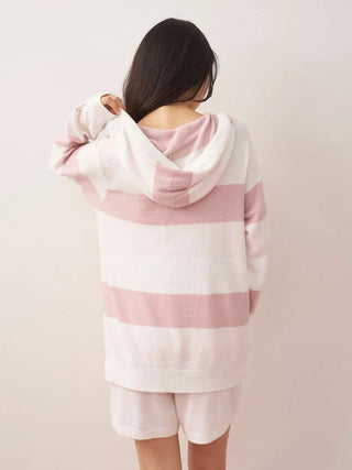 Smoothie Three-Color Stripe Hoodie - view 10