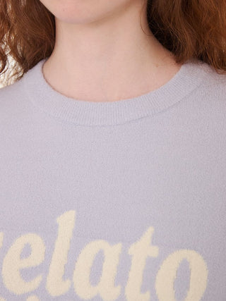 Smoothie Logo Jacquard Short-sleeve Pullover