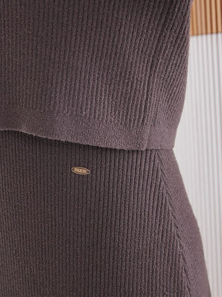 Smoothie Fine-ribbed Short-sleeve Cardigan