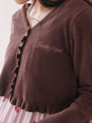 Airy Moco Frill Cardigan