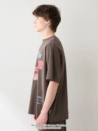 [SESAME STREET×CPD HOOME meets GELATO PIQUE] Cotton Motif Print Oversized T-Shirt - view 7