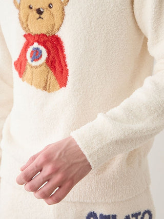 Men's Baby Moco Hero Bear Jacquard Pullover - view 12