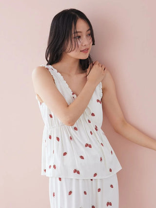Strawberry Tank-top With Built-in Bra