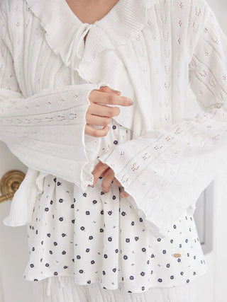 Mouillé Ruffle Cardigan - view 12