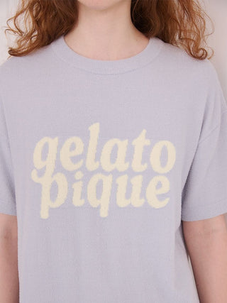 Smoothie Logo Jacquard Short-sleeve Pullover