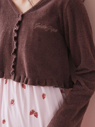 Airy Moco Frill Cardigan