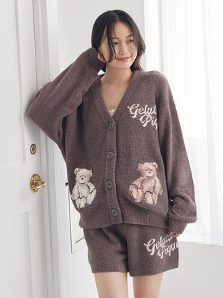 Baby Moco Bear Jacquard Cardigan - view 13