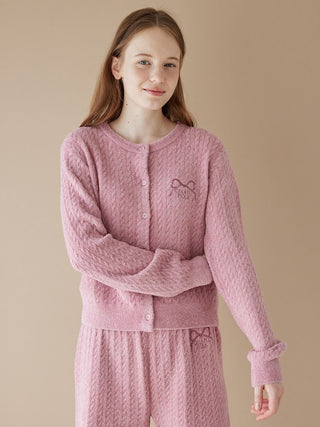 Smoothie Aran Pattern Cardigan - view 9