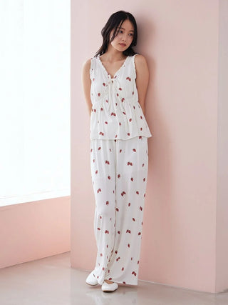 Strawberry Tank-top With Built-in Bra