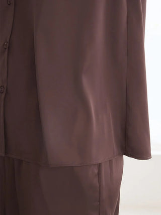Cool Satin Lace Shirt