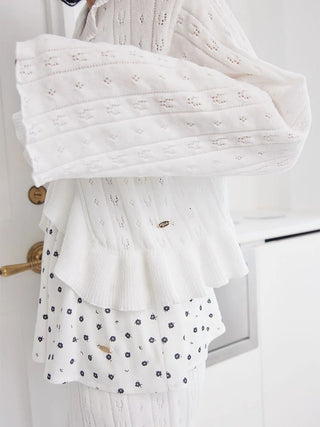 Mouillé Ruffle Cardigan - view 13