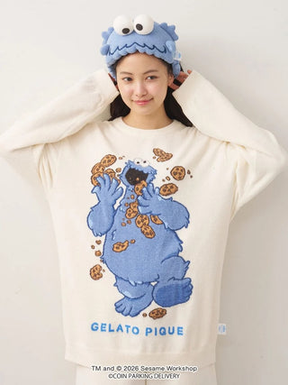 [SESAME STREET×CPD HOOME meets GELATO PIQUE] Airy Moco Jacquard Pullover - view 12