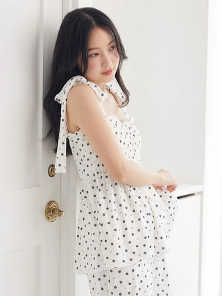 Ditsy Floral Camisole with Built-in Bra - view 11