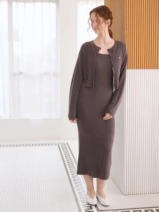 Smoothie Fine-ribbed Dress With Built-in Bra