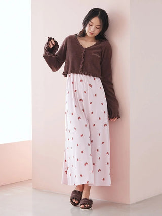 Airy Moco Frill Cardigan