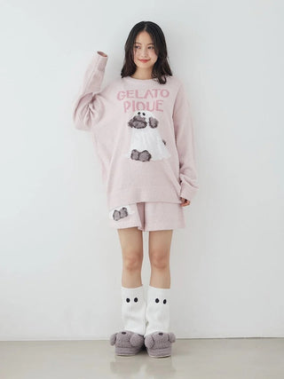 [HALLOWEEN] Night Parade Dogs Jacquard Pullover - view 15