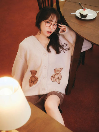 Baby Moco Bear Jacquard Cardigan - view 6