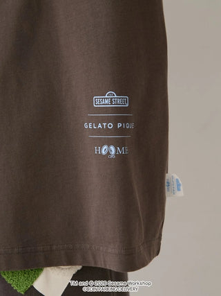 [SESAME STREET×CPD HOOME meets GELATO PIQUE] Cotton Motif Print Oversized T-Shirt - view 10