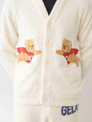 Men's Baby Moco Hero Bear Jacquard Cardigan - view 13