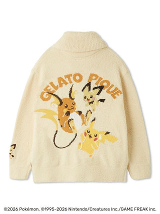 【Pokémon】【Unisex】Baby Moco Jacquard Shawl Cardigan - view 4