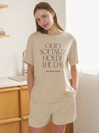 Cool Rayon Logo Printed T-shirt