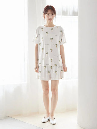 Summer Motifs Cool Rayon T-shirt & Shorts Set
