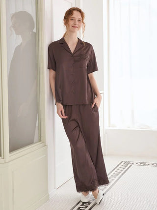 Cool Satin Lace Pants
