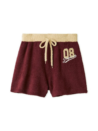Gelato Pique Baby Moco Sporty Jacquard Shorts in red, front view