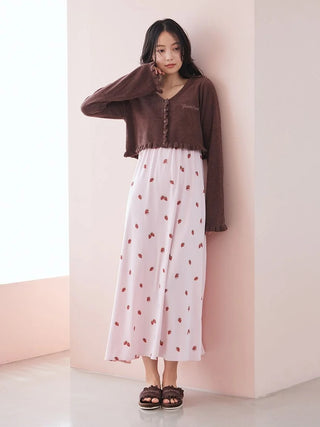 Airy Moco Frill Cardigan