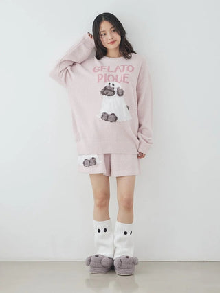[HALLOWEEN] Night Parade Dogs Jacquard Pullover - view 16
