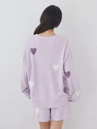 Hot Smoothie Heart Jacquard Pullover - view 16