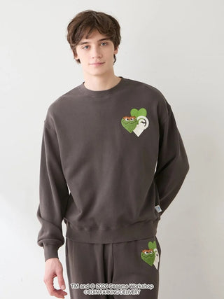 [SESAME STREET×CPD HOOME meets GELATO PIQUE] Cotton French Terry Print Pullover - view 8