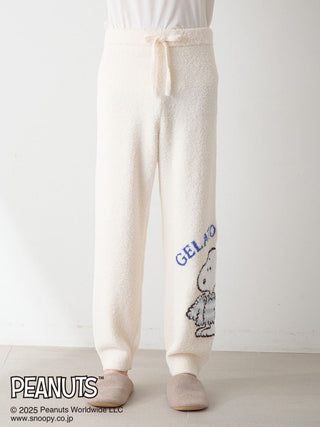 [PEANUTS] Men's Original Art Jacquard Pullover & Pants Set