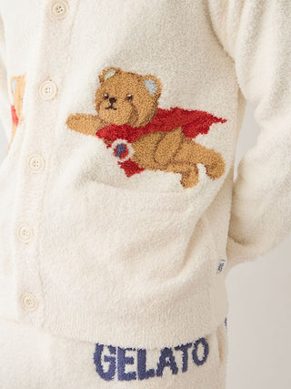 Men's Baby Moco Hero Bear Jacquard Cardigan - view 14