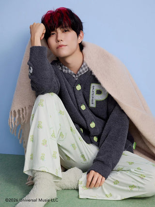 [Mrs. GREEN APPLE] [Unisex] Powder Jacquard Cardigan - view 6