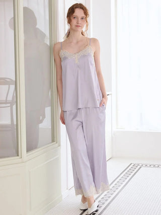 Cool Satin Lace Pants