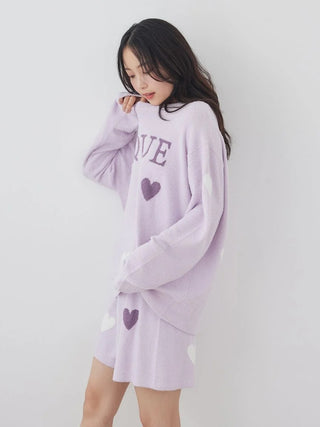 Hot Smoothie Heart Jacquard Pullover - view 15