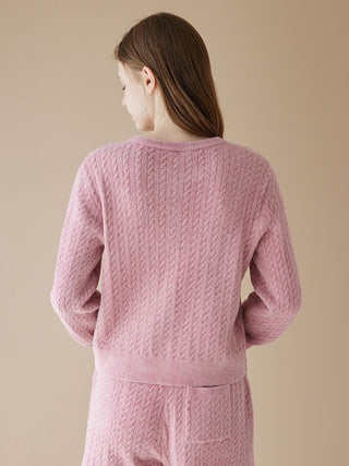 Smoothie Aran Pattern Cardigan - view 13