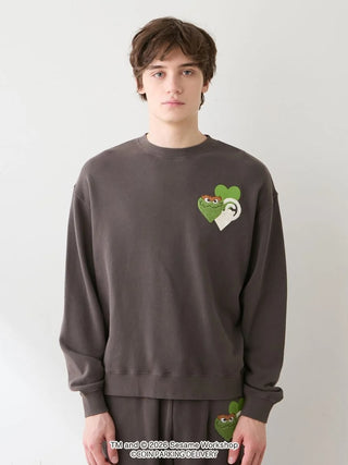 [SESAME STREET×CPD HOOME meets GELATO PIQUE] Cotton French Terry Print Pullover - view 9