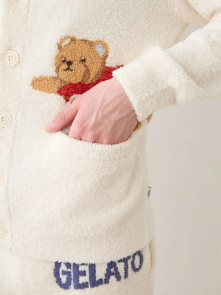 Men's Baby Moco Hero Bear Jacquard Cardigan - view 15